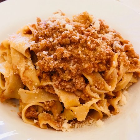 Tagliatelle al ragù, gnam!
